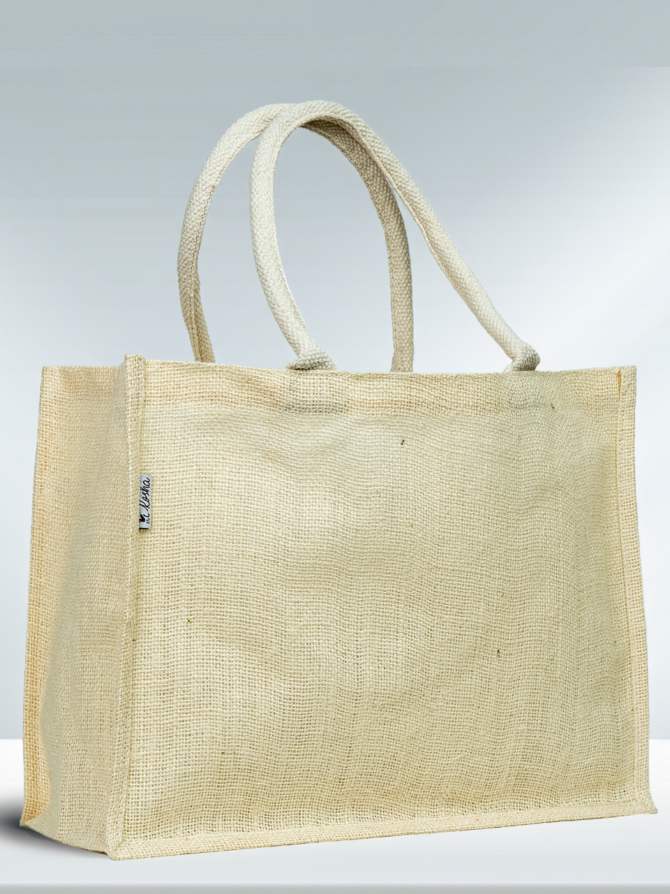Plain Tote Wide – Natural